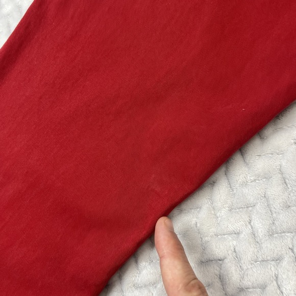 Polo Ralph Lauren 650 Denim Jean Pant Men 33x32 Red Straight Prep Chino Cotton - Picture 14 of 16